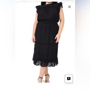 CeCe Black Lace Dress